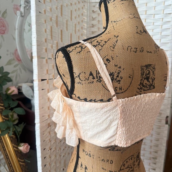 Peach Tiered Ruffle Top - Picture 3 of 4